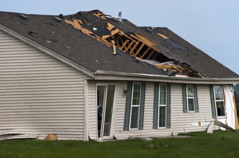 Roof Repair After Storm Or Impact Damage