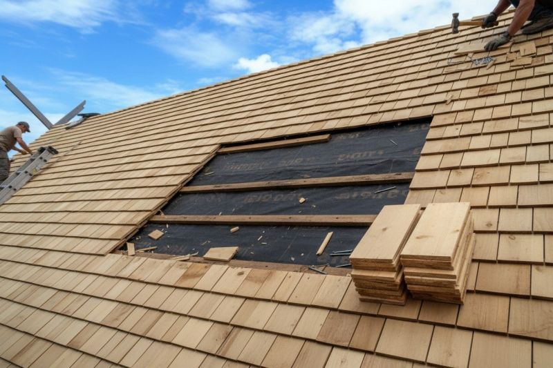Wood Shake Roof Repair For Cracked, Split, And Rotting Shakes